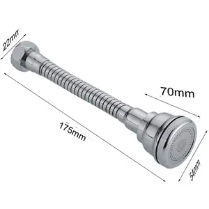 Dispositif d'économie d'eau avec filtre à gaz, Extension pressurisée, pour la douche, filtre à projection d'eau, robinet réglable de cuisine