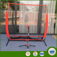 Filet de pratique de baseball robuste | Filet de frappe portable avec cadre pour l'entraînement de lancer Fielding Catching
