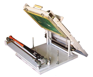 TX-X2 Tabletop-Siebdruck maschine Kleine Größe Manuelle gebogene Oberfläche Siebdruck maschine für Stift/Glas-Druck