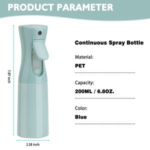 Wholesale <b>Empty</b> 160ml-700ml Fine PET Plastic Screen Printed Recyclable Water Mist Pump Sprayer Continuous <b>Spray</b> <b>Bottle</b> for Hair - Product Image 2