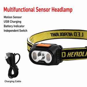 ไฟฉา<span class=keywords><strong>ย</strong></span>คาดศีรษะ LED แบบขายส่ง OEM <span class=keywords><strong>น้ำ</strong></span>หนักเบาพิเศษ แสงสีแดง สำหรับตก<span class=keywords><strong>ปลา</strong></span> ชาร์จไฟได้ผ่านพอร์ต Type-C พร้อมเซ็นเซอร์ สำหรับกิจกรรมกลางแจ้ง - Product Image 2