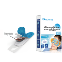 Vente en gros de masque pour les yeux à vapeur jetable personnalisé coussin auto-chauffant doux et instantané massage du sommeil soulagement de la fatigue compresse chaude