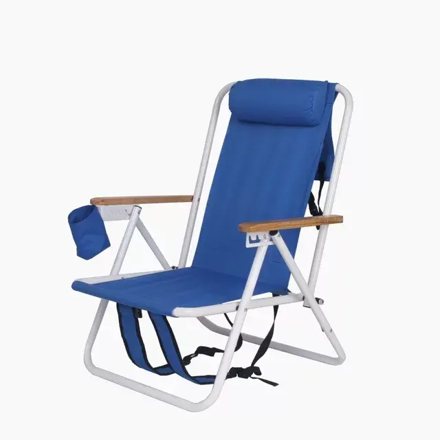 Индивидуальный рюкзак, пляжный стул, портативный синий пляжный стул оптом, уличные морские складные пляжные стулья