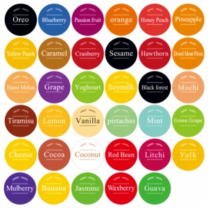 สติกเกอร์กันน้ำพิมพ์ UV แบบกำหนดเองได้ ทนทาน ตัดตามแบบ โลโก้สีสันสดใส ฉลาก PET ความหนืดสูง สำหรับงานฝีมือเทียน - Product Image 1