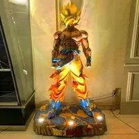 Statue de Dragon Ball en Fibre de Verre Personnalisée, Statue de Goku Kakarotto en Résine, Cadeau de Collection
