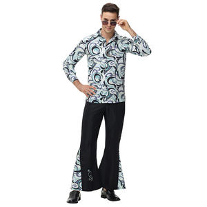 2025 haute qualité en gros 1970s paix et amour Costume rétro fleur enfant tenue pour Hippie fêtes Costumes - Product Image 1