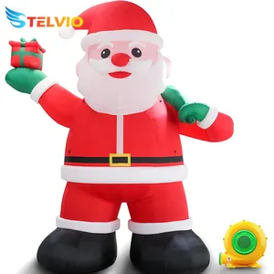 Nhà máy tùy chỉnh Inflatable giáng sinh mô hình Santa Claus quảng cáo kỳ nghỉ mô hình