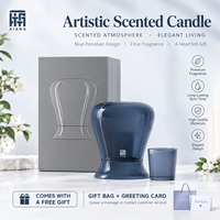 Porte-bougie Sky Lantern, lanterne à bougie en verre artistique, porte-bougie parfumé, écologique, résistant à la chaleur, fait à la main pour la maison