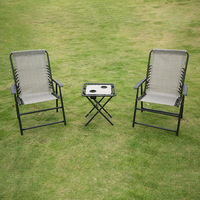 Ensemble de meubles d'extérieur, ensemble de chaises pliantes et de table, ensemble confortable pour le jardin et la cour