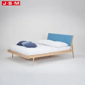 Modern Simple European Imported Bedroom Elastic Furniture Frame Floor Bed