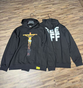 Wholesale THAT'S A AWFUL LOT OF COUPH SYRUP <b>Top</b> Quality 100% Cotton <b>High</b> Street Alphabet Brand Loose Casual Hoodies for Men - Product Image 4