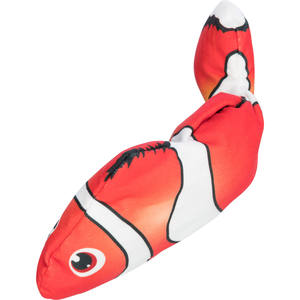 Peluche de poisson corail 26 cm pour animaux de compagnie, jouet en peluche doux pour animaux de compagnie - Product Image 5
