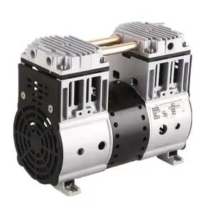 Tth HP-1400V 450W tipe Piston kompresor udara 4CFM pompa vakum tanpa minyak dengan kebisingan rendah