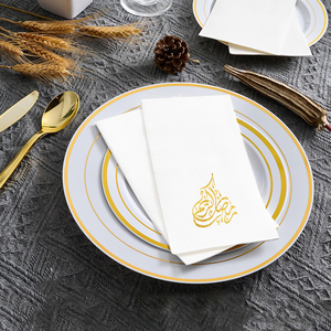 Eid Mubarak Servietten Ramadan Party-Zubehör Eid Mubarak Party-Dekorationen Einweg-Geschirr Papierservietten für Eid Al-Fitr - Product Image 4