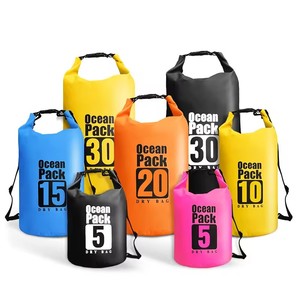 Açık su geçirmez kova çanta plaj yüzme dalış spor depolama sırt çantası için ön yürüyüş bisiklet Rafting nehir Trekking - Product Image 4