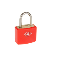 Petit cadenas en laiton abs coloré avec clé tsa, serrure approuvée