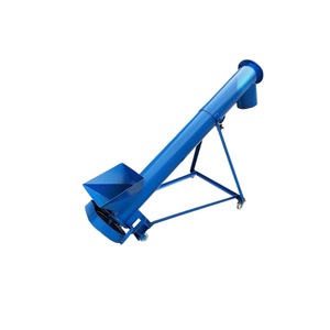 Convoyeur hélicoïdal 219 mm à double tige inclinée 5,5 kW 380 V pour le transport de poudres et de particules solides, utilisation dans l'exploitation minière et l'énergie - Product Image 1