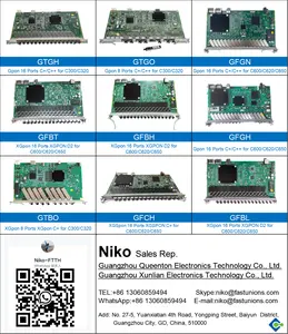 GTGH G22 K OLT Visitenkarte GPON-Schnitts telle karte 16 Anschlüsse C C SFP-Module C300 C320 GPON OLT Visitenkarte GTGH