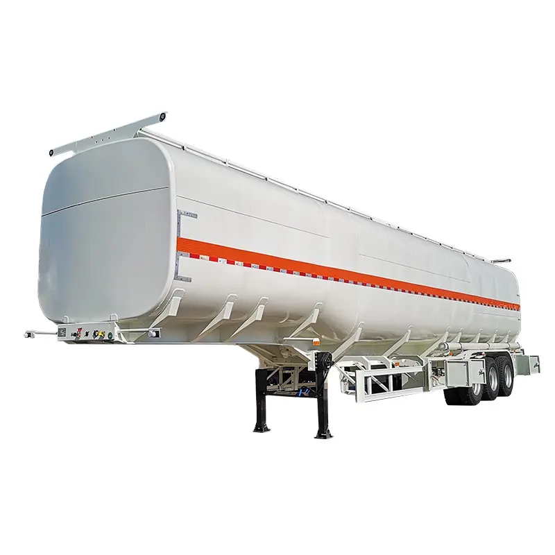 Kullanılan treyler Axl 3 45000 litre uçak yakıt Tanker römorku mobil tekne yarı römork alüminyum yağ tankeri satılık