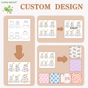 Süßes Candy-Style Kleid mit individuellem Druck, Sommerkleid mit verstellbaren Trägern, Mädchen-Yoga-Kleid mit Polokragen und 2-lagigem Design - Product Image 2