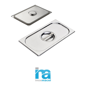 Inox Macel <b>Lid</b> Gastronorm <b>Pan</b> GN 1/3 Hermetic Seal Stainless Steel Gastronorm Professional Equipment Hotel Catering Supplies - Product Image 4