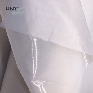 Film de revêtement PES écologique sans <span class=keywords><strong>papier</strong></span> 0.05MM Film adhésif thermofusible à double face pour vêtement - Product Image 4
