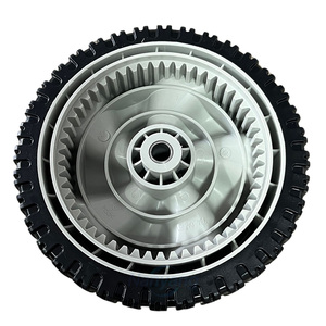 8x1.75" Lawn Mower <b>Wheels</b> 8 Inch Rear Drive <b>Wheel</b> Assembly Replacement 734-04581 634-0190A Drive Gear <b>Plastic</b> <b>Wheels</b> - Product Image 3