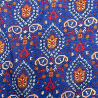 Tissu en coton imprimé floral mini 40s, motif vintage marine, pour robe et chemise femme - Grande Vente