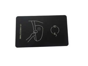 Nouvelle clé de voiture intelligente sans clé NFC en alliage d'aluminium noir STHA-3791500 BYD YangWang ATTO 3, haute qualité, anti-perte - Product Image 2