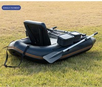 Bateau de pêche pour une personne, bateau pneumatique en PVC