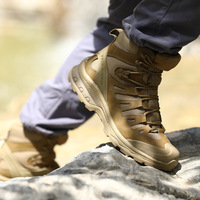 Bottes noires de haute qualité, bottes tactiques authentiques pour hommes