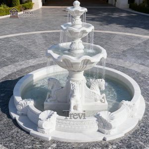 Tevi francese classico intagliato a mano <span class=keywords><strong>pietra</strong></span> antico marmo <span class=keywords><strong>fontana</strong></span> di acqua per la decorazione esterna del <span class=keywords><strong>giardino</strong></span> per la vendita - Product Image 5