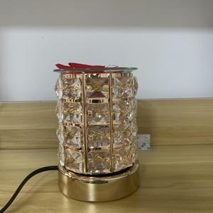 Diffuseur <span class=keywords><strong>de</strong></span> cire électrique <span class=keywords><strong>de</strong></span> luxe en cristal, chauffe-bougie à brancher, brûleur d'huiles essentielles pour salon <span class=keywords><strong>de</strong></span> beauté, chambre à coucher, décoration intérieure - Product Image 4