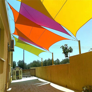 Tissu pare-soleil en polyester anti-UV pour terrasses de jardin, piscines, voiles d'ombrage imperméables - Product Image 5