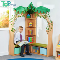 Étagère Montessori en bois Nature Tree House pour salle de classe préscolaire ou chambre à coucher pour garderie maternelle ou salle de bain
