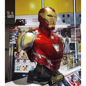Di alta qualità Anime a grandezza naturale eroe <span class=keywords><strong>Iron</strong></span> Man MK85 MK7 MK50 busto ufficio decorazione per la casa regalo statua in resina - Product Image 5