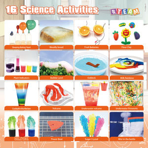 <span class=keywords><strong>Super</strong></span> Cuisine Science DIY Chimie Expérience Laboratoire Jouets Éducatifs STEM Activités-Éruption Volcan Science Jouet pour Enfants - Product Image 4