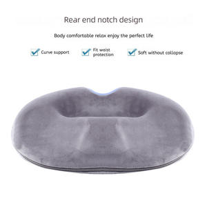 وسادة كرسي مكتب تنفيذي مخصصة بشعار حسب الطلب، تصميم مريح احترافي يقلل من إجهاد الورك، قابلة للغسل ومضادة للانزلاق، مصنوعة من رغوة ذاكرة تدوم لأكثر من 8 ساعات - Product Image 4