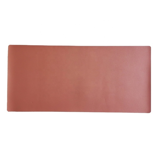 Computer Keyboard Big Office Desk Organizer PU Leather Natural Cork Bottom Working Pads Large Desk Mat