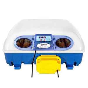 Incubateur à œufs automatique Borotto Real 49, électrique silencieux, puissance maximale de 150 W, incubateur à œufs de taille normale de 49 œufs, fabriqué en Italie - Product Image 1