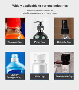 Machine automatique de bouchage de bouteilles pour eau, huile, jus, boissons, cosmétiques, parfums, shampoings, lotions, détergents - Product Image 4