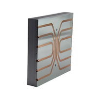Dissipateur thermique de la plaque de refroidissement de l'eau du bloc d'aluminium pour refroidisseur de CPU