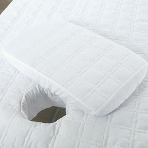 Beauty bed sheet four-piece <b>set</b>, summer thickened quilted with holes, massage bed sheet, bed skirt (single piece with holes) - Product Image 2