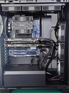 เวิร์กสเตชันการ์ดจอระบายความร้อนด้วยน้ำ R9 9950X+192G D5+RTX4090 48G * 1 หรือ 2 พร้อมคอมพิวเตอร์โฮสต์ 1T สำหรับ AI RTX4090-48G ในตัว - Product Image 4