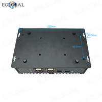 Mini PC Industrial Integrado Sin Ventilador de Escritorio, 11.ª Generación I7 1165G7, 6COM, GPIO, Pantalla HD VGA, Win10/11, Linux, Mini PC para Máquinas Expendedoras