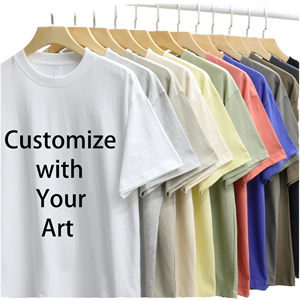 Nouveau T-shirt personnalisable pour homme 100% coton, col rond, manches courtes, couleur unie, coupe classique, respirant, en jersey tricoté - Product Image 1