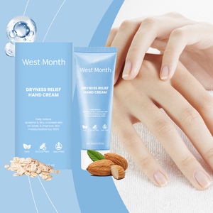 West Month Crème hydratante pour les <span class=keywords><strong>mains</strong></span> Sucette pour peau sèche Beurre de karité Acide hyaluronique Crème hydratante adoucissante Gratuit Certifié CPNP - Product Image 3
