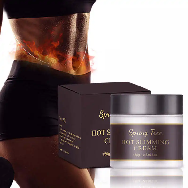 natural private label heated sliming weigh loss slimming sweat cream fat burn gel