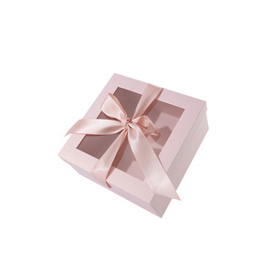 Caja de regalo de cartón rígido cuadrada transparente con tapa Heaven Earth <span class=keywords><strong>para</strong></span> <span class=keywords><strong>cumpleaños</strong></span>, recuerdos y regalos de San Valentín - Product Image 6