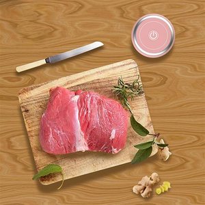 2023 <b>Kitchen</b> Gadget Plastic Eco-Friendly Vegetable Cutter Onion Chopper Electric Mini Food Chopper Wireless Garlic Crusher - Product Image 3